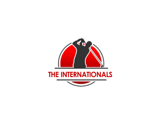 The Internationals logo design by giphone