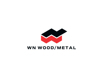 WN Wood/Metal logo design by Kraken