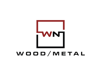 WN Wood/Metal logo design by checx