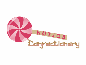 Nutjob Confectionery logo design by ROSHTEIN