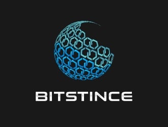 Bitstince logo design by Janee
