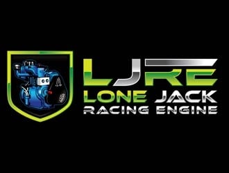 Lone Jack Racing Engines  logo design by shere