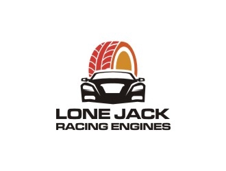 Lone Jack Racing Engines  logo design by Meyda
