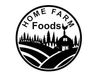 Home Farm Foods logo design by bougalla005
