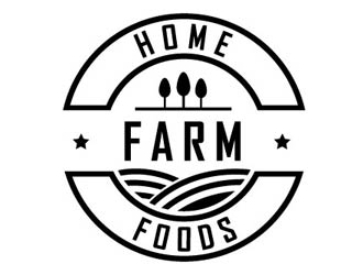 Home Farm Foods logo design by shere