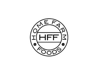 Home Farm Foods logo design by johana