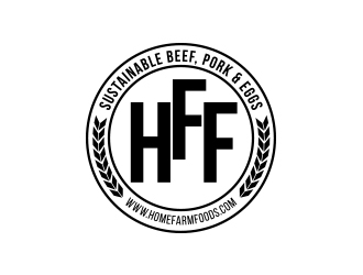 Home Farm Foods logo design by MarkindDesign