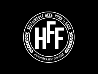 Home Farm Foods logo design by MarkindDesign