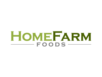 Home Farm Foods logo design by lexipej