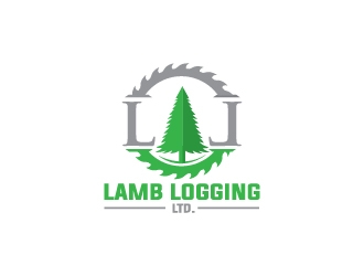 Lamb Logging Ltd. logo design by Cyds