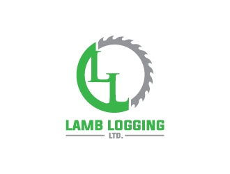 Lamb Logging Ltd. logo design by Cyds