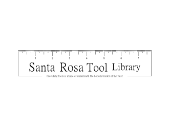Santa Rosa Tool Library logo design by yeve