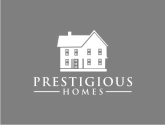 Prestigious Homes logo design by bricton