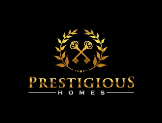 Prestigious Homes logo design by JJlcool