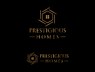 Prestigious Homes logo design by Inaya