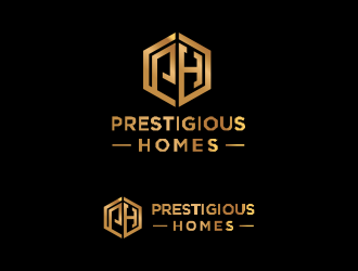 Prestigious Homes logo design by Inaya