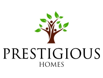 Prestigious Homes logo design by jetzu
