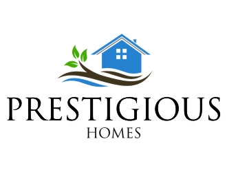Prestigious Homes logo design by jetzu