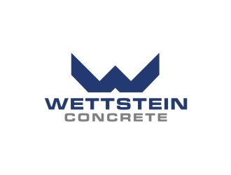 Wettstein Concrete logo design by bricton