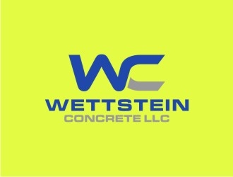 Wettstein Concrete logo design by bricton