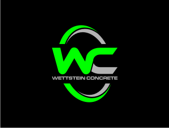 Wettstein Concrete logo design by rief