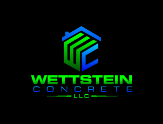 Wettstein Concrete logo design by Art_Chaza