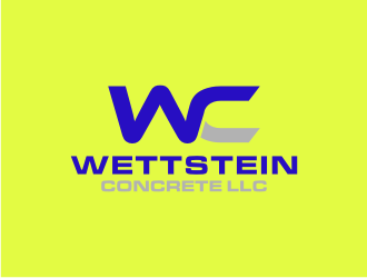 Wettstein Concrete logo design by bricton