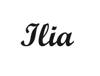 Ilia logo design by BintangDesign