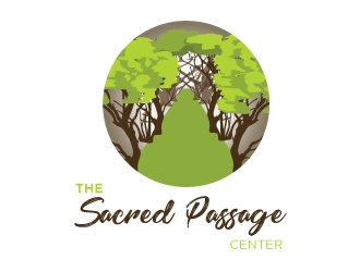 The Sacred Passage Center logo design by Erasedink