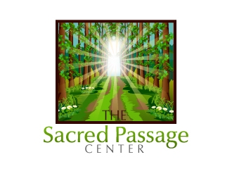 The Sacred Passage Center logo design by uttam