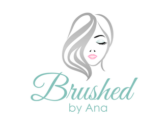 Brushed by Ana logo design by haze