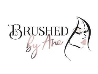 Brushed by Ana logo design by designstarla
