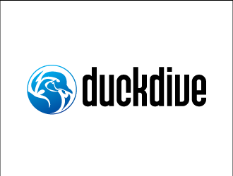 duckdive logo design by sidiq384