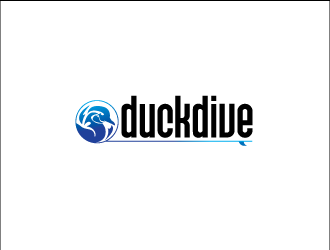 duckdive logo design by sidiq384