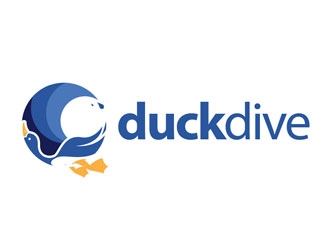duckdive logo design by LogoInvent