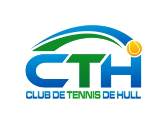 Club de tennis de Hull (CTH) logo design by xteel