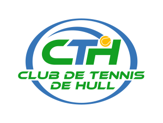 Club de tennis de Hull (CTH) logo design by ingepro