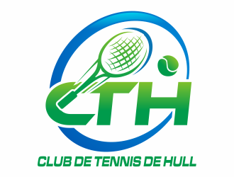 Club de tennis de Hull (CTH) logo design by hidro