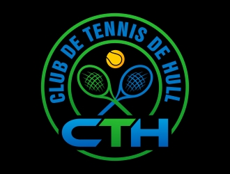 Club de tennis de Hull (CTH) logo design by xteel