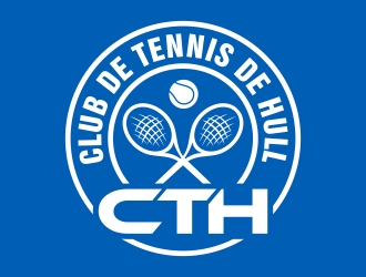 Club de tennis de Hull (CTH) logo design by xteel