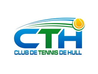 Club de tennis de Hull (CTH) logo design by xteel