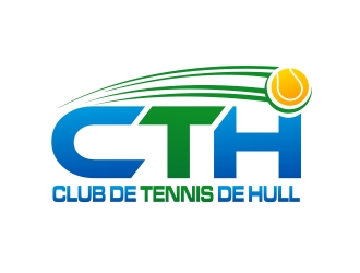 Club de tennis de Hull (CTH) logo design by xteel