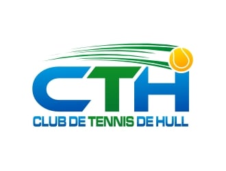 Club de tennis de Hull (CTH) logo design by xteel