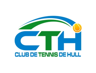 Club de tennis de Hull (CTH) logo design by xteel