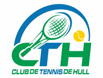 Club de tennis de Hull (CTH) logo design by hidro