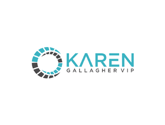 Karen Gallagher VIP logo design by EkoBooM