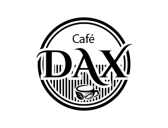 DAX Cafe logo design by MarkindDesign