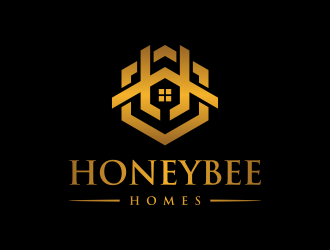 Honeybee Homes logo design by Raynar