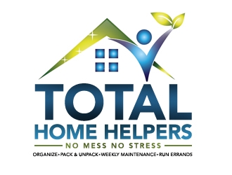 Total Home Helpers logo design by samueljho