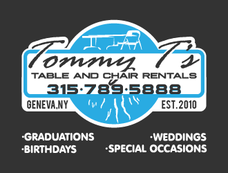 Tommy Ts Table and Chair Rentals logo design by reight